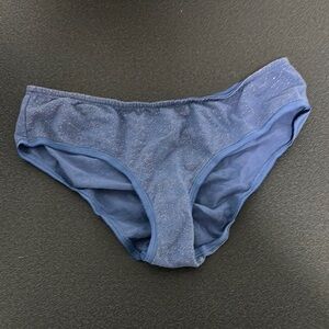 Victoria's Secret Blue Sparkle Panties 2011